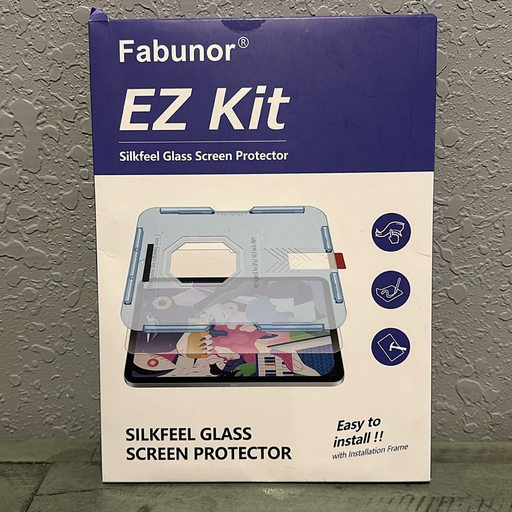 Fabunor EZ Kit Glass Screen Protector for IPad 10.2”